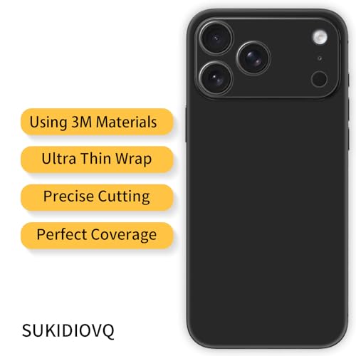Protector de vinilo iPhone 17 Pro Max colorido trasero con adhesivo 3M de alta resistencia 2