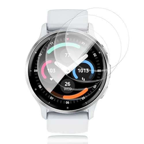 Carantee 4 protectores de pantalla para Garmin Venu 3, protector de pantalla de TPU suave, transparente, sin burbujas, alta sensibilidad, para Garmin Venu 3