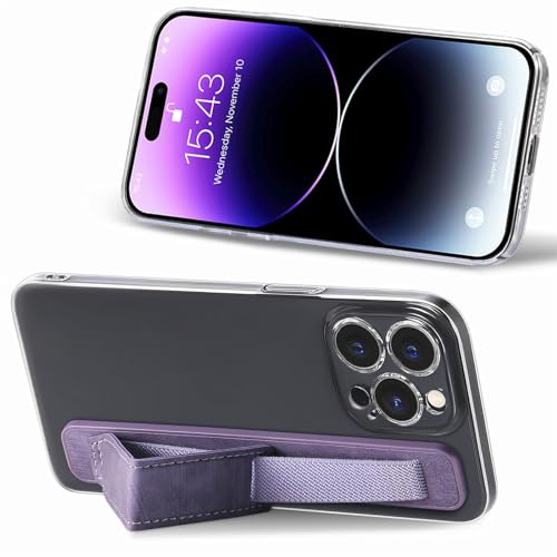 Support télescopique pour téléphone portable et béquille violette multi-angle