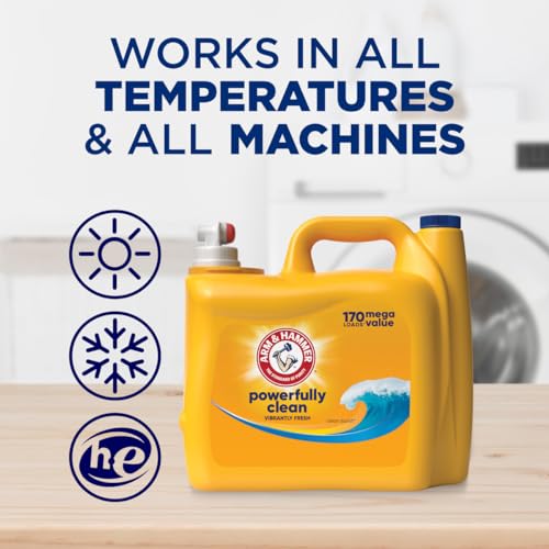Image of Arm & Hammer Liquid Laundry 140oz Clean Burst dual HE