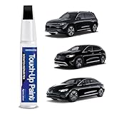 Black 040/9040 Touchup Paint Compatible with Mercedes-Benz, 2-in-1 Scratch Repair Pen Exact Color Match, Car Scratch Repair Pen