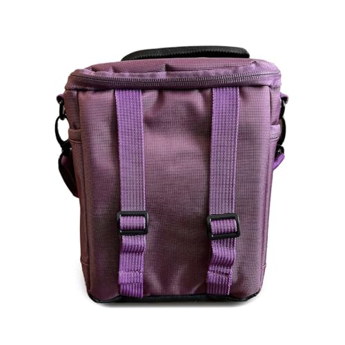 Funda y bolsa de viaje Navitech color púrpura compatible con proyector VOPLLS V3 Mini WiFi miniatura 2