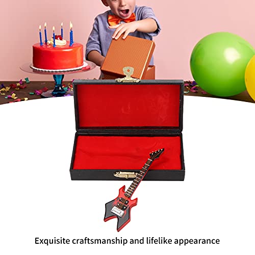 Instrument de Musique, modèle de Basse modèle de Guitare de Simulation en Bois Miniature Ornements d’instruments de… - Les Beatles, Paul McCartney, John Lennon, RIngo Starr, George Harrison Instrument de Musique, modèle de Basse modèle de Guitare de Simulation en Bois Miniature Ornements d'instruments de… – Image 5