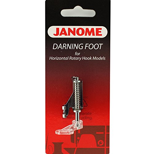 Janome Darning Foot #20034900 para modelos de gancho rotatorio miniatura 1