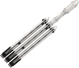 Space Falcon Heavy Rocket Building Toy Set, SLS Super Heavy Launch Vehicle Falcon 9 Building Block, Saturn V Outer Space Falcon Heavy Model Rocket for Kids or Adults, Science Building Kit (713 PCS)