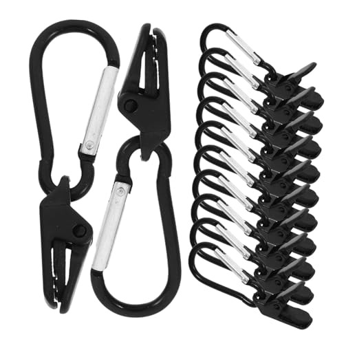 BESPORTBLE Abrazaderas De Lona para Camping Clips De Toldo Resistentes y Duraderos Suministros De Camping para Sujetar Toldos y Carpas Accesorios Prácticos