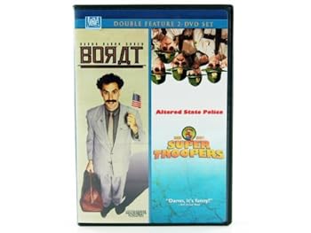 DVD Borat & Super Troppers Double Feature 2-DVD Set Book
