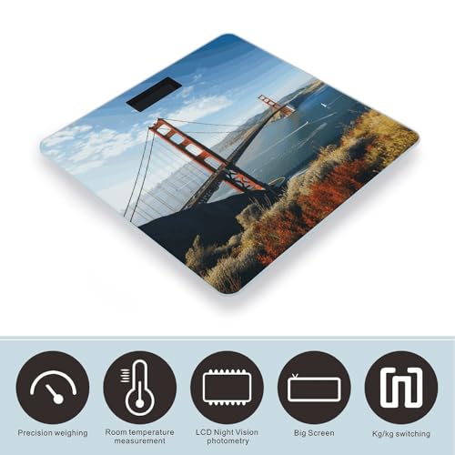 Báscula digital San Francisco Golden Gate para baño miniatura 3