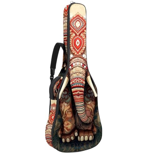 Sacoche guitare acoustique antichoc et imperméable à poches multiples