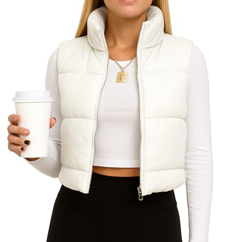 Gilet bouffant court pour femmes idéal pour vos sorties d'automne