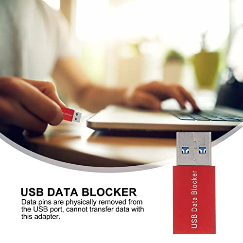 Mobestech 2Pcs Bloqueador De Dados USB - Bloqueador De USB Qualquer Outro Carregamento De Dispositiv