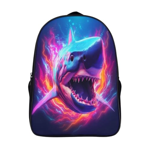 Sac à dos pour adolescent Shark de 40x28x16cm qui protège le dos et le repas des filles