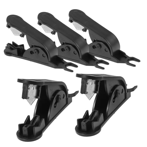 BUTIFULSIC 5pcs Hose Scissors Hoses Tubing Cutter Convenient Hose Cutter Air Hose Brake Cutter Tube Cutter Hose Accessories Air Hose Cutting Tool Ratcheting Hose Cutter Hose Cutters Black Pe