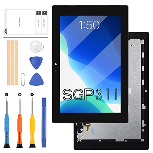 Écran de rechange pour tablette Sony Xperia Z SGP311 SGP312 SGP351 Écran LCD Diplay Matrix avec écran tactile numériseur Kit d'assemblage en verre inclus...