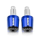 Material: Aluminio CNC Accesorios Para Motocicleta, Tapa Para Extremos De Barra De Manillar Para Suzuki AN200 AN250 AN400 AN650 Burgman AN 125 250 400 650(Blue Black)
