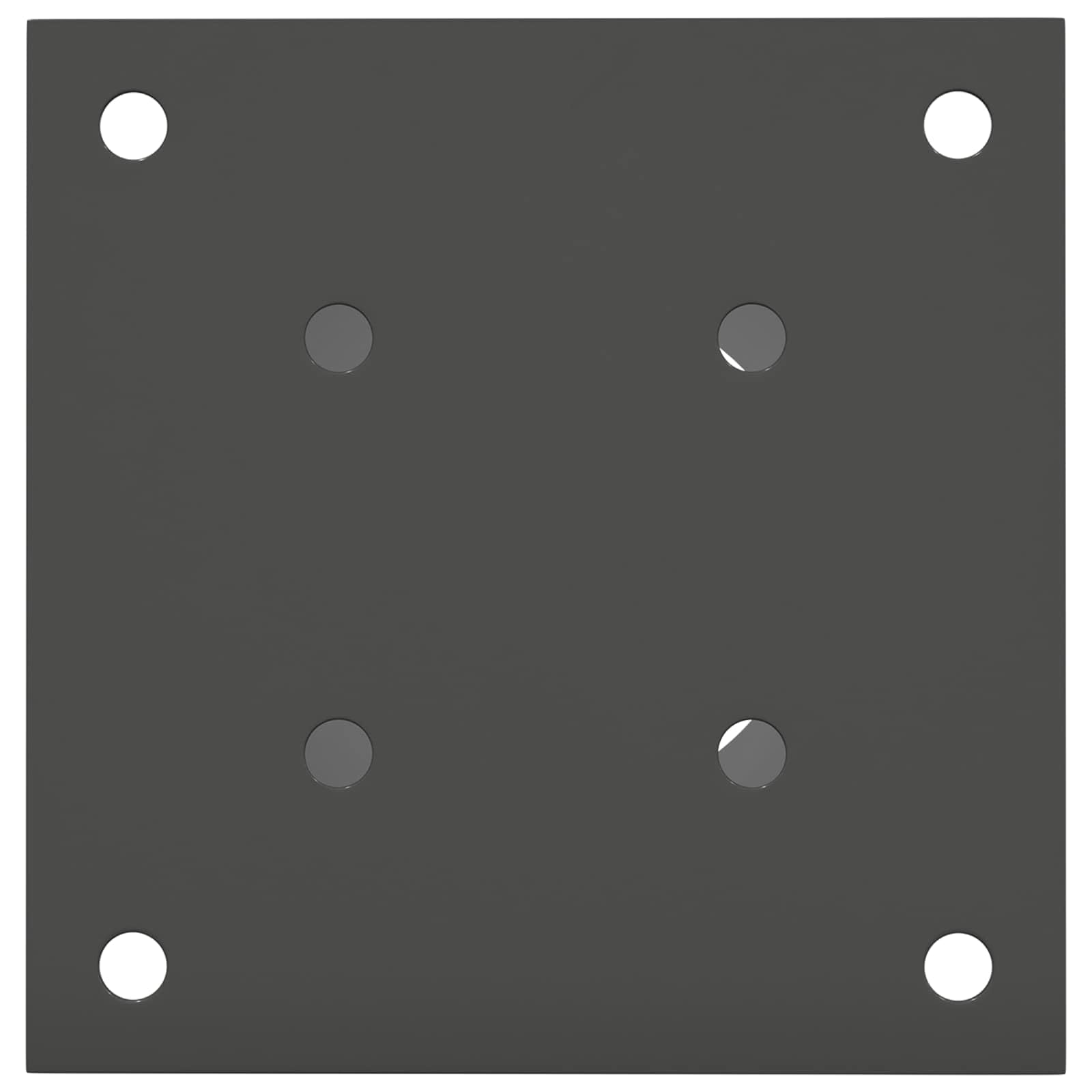 12 szt. kotwy gruntowe okrągłe 15 x 15 x 15 cm antracytowe metalowe śledzie do kominka, paleniska, mocowanie ogrodowe