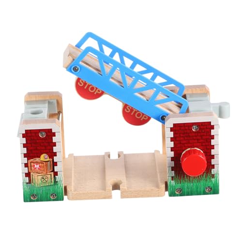 GALPADA Lifting Bridge for Wooden Train Interactive Railway Accessory for Enhances Play with Track Integration Stimulates Critical Thinking and Problem Solving Wooden Train Railway Part