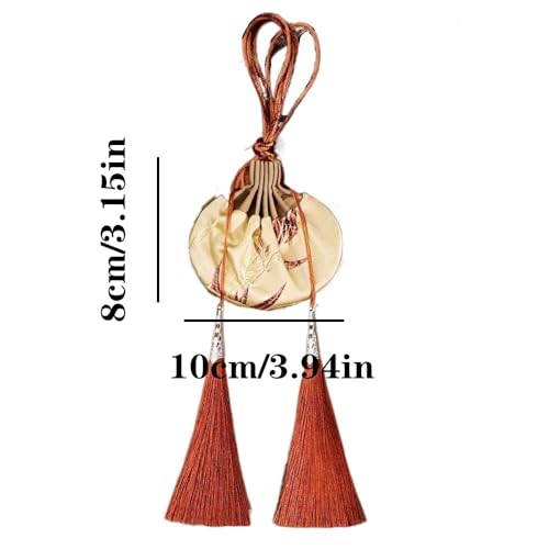 3 bolsas con cordón estilo antiguo miniatura 2