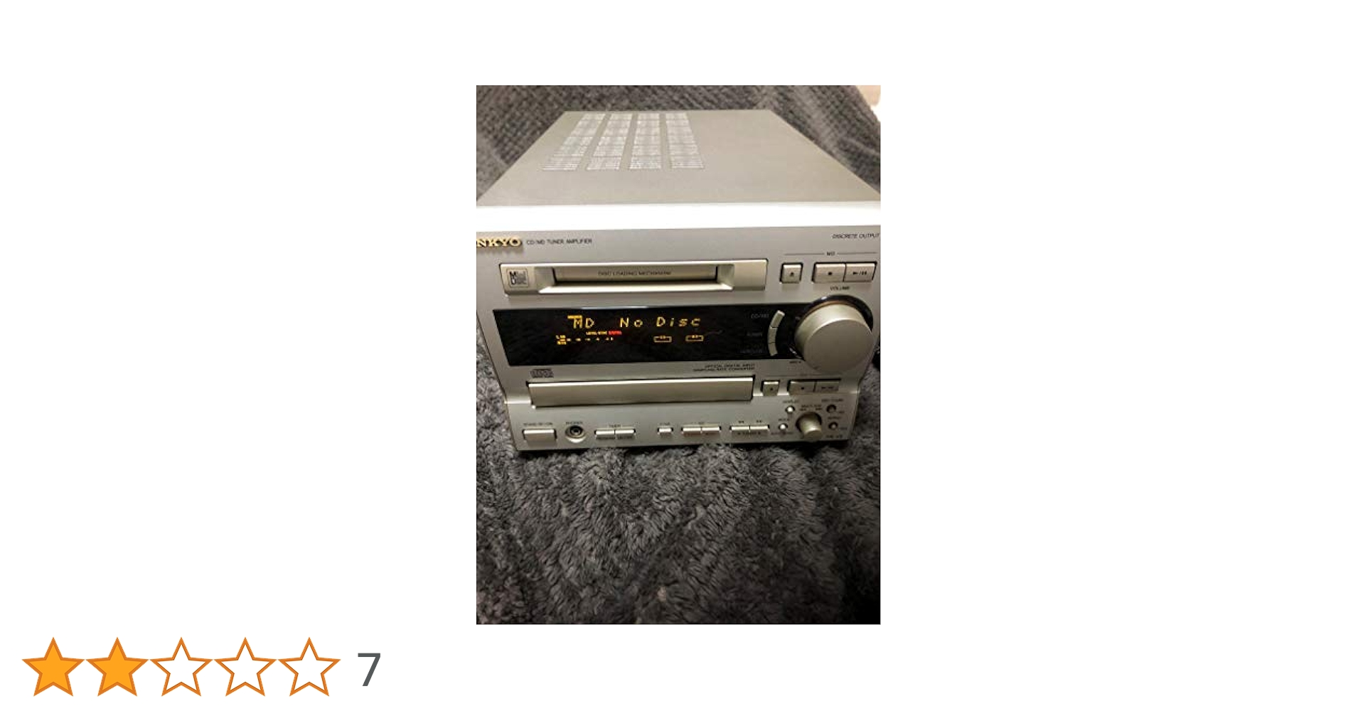 値下げします。ONKYO CD/MDコンポ　FR-V5　リモコン付き 値下げします。ONKYO CD/MDコンポ FR-V5 リモコン付き Amazon