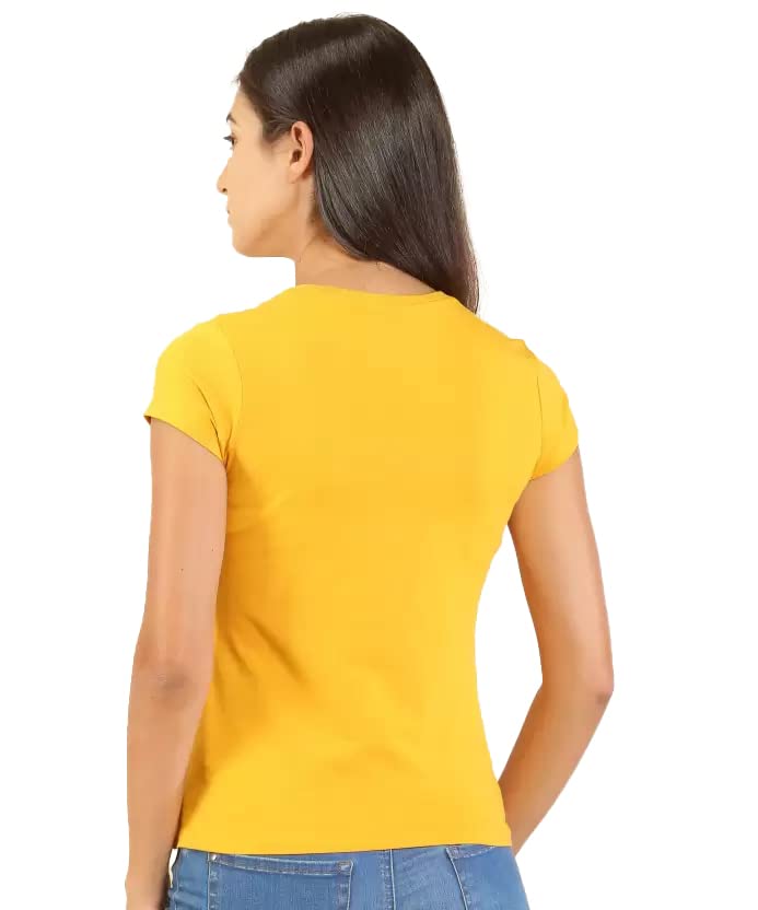 Image of Lyra Women's Cotton Regular Fit T-Shirt