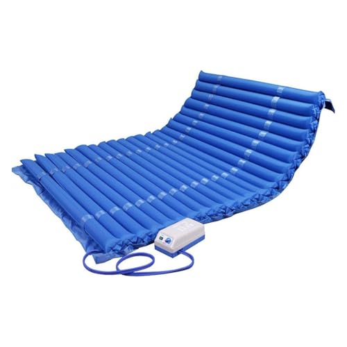 Colchón antiescaras, Kit Antiescaras Colchón de Aire y Bomba con regulación, Almohadilla para Colchón Alivio Presión, Airbag Desmontable, Prevención Y Alivio De Úlceras por Presión (90cm/35.43in)
