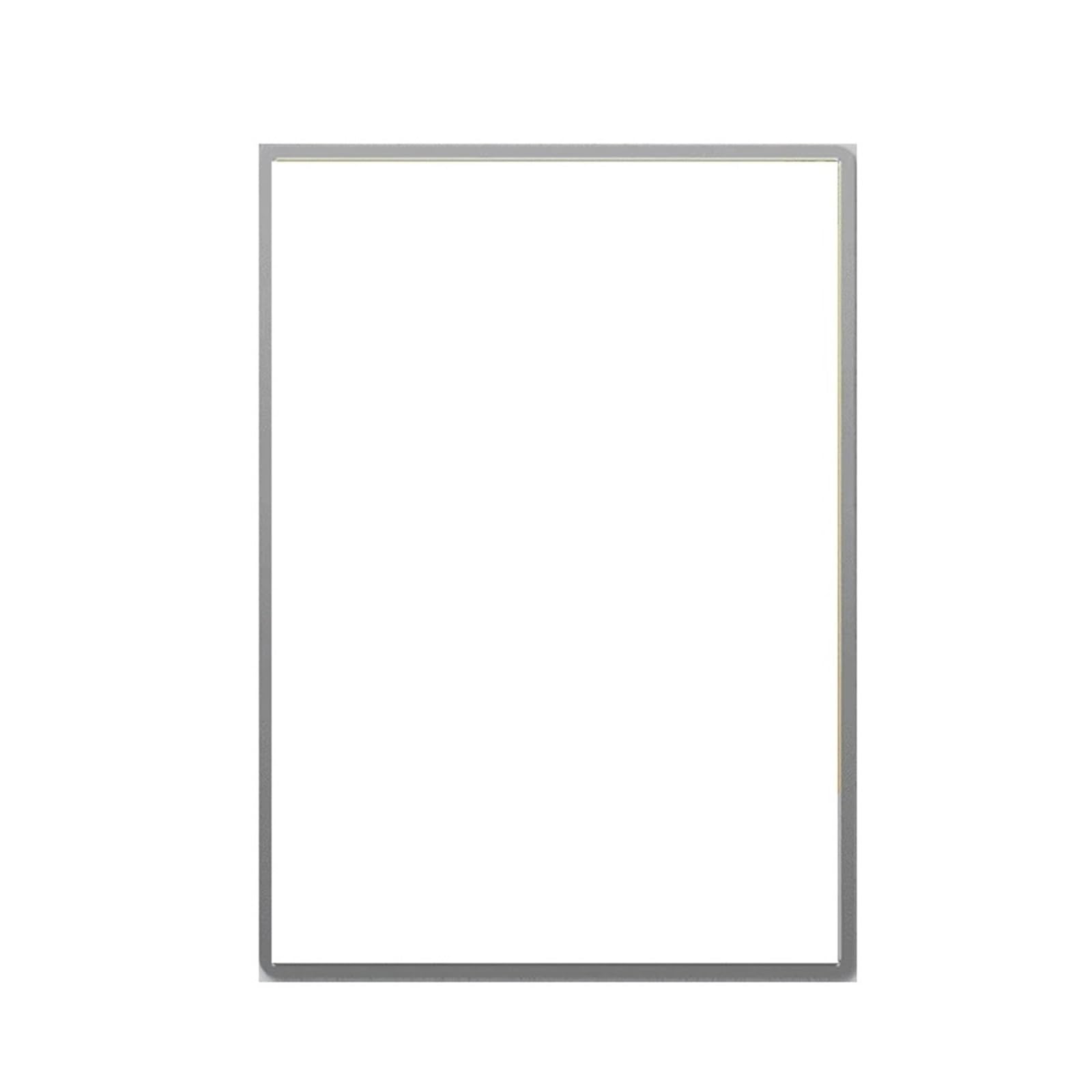 Ultra Cienka Reklama Sklepu LED Jasne Menu Lightbox Tablica Zamówień Projektowanie I Produkcja Cenników Elegancki, Nowoczesny Design(A3 silvery)