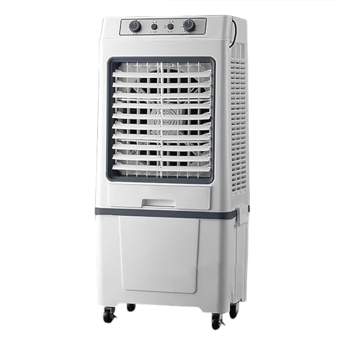IEOWY Swamp Cooler Air Conditioner Portable, 3-Speed Fan, Powerful Evaporative Air Cooler, 3-IN-1 Humidifying Cooling Fan for Home, Shop, Factory, Garage