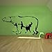 Zwierzę Niedźwiedź polarny naklejka na ścianę pokój dziecięcy naklejka ścienna Vinyl Home Decor110 x 58 cm