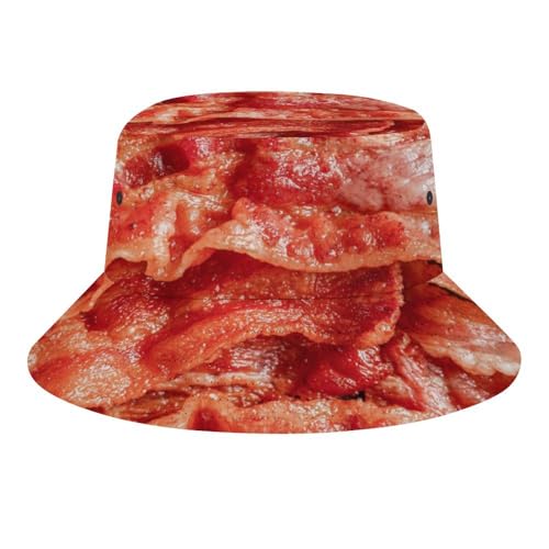 Image of Food Golden Corn Bucket Hats Unisex Washed Cotton Lightweight Outdoor Summer Beach Sun Hats Men Women Bucket Hat for Travel