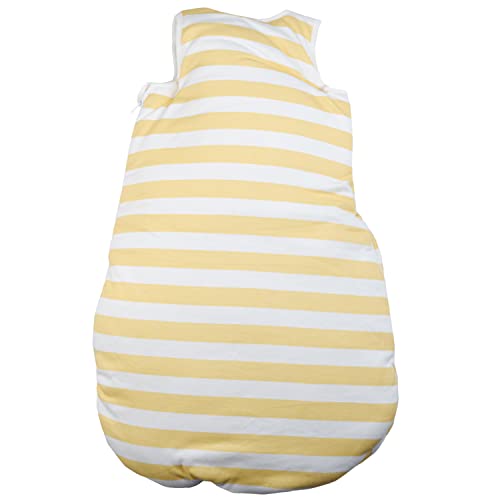 Image of Pure Cotton Baby Sleeping Sack Bag, Baby Sleeping Pod, Inverted Zipper, Snap Buttons, Inner Padding Filling