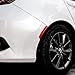 muekzru Car Reflective Trim Side Marker Stickers,Automotive Exterior Accessories Reflector Guard for Car SUV Pickup Truck Wheel Well Arch or Side Bumper Fenders,Outdoor Safety (RED-2PCS)