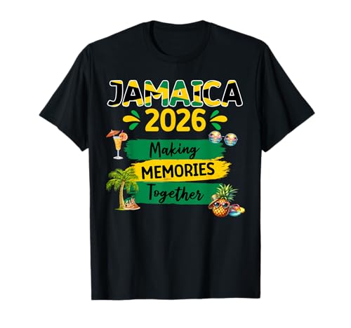 Jamaica 2026 Making Memories Family Trip Summer Together T-Shirt