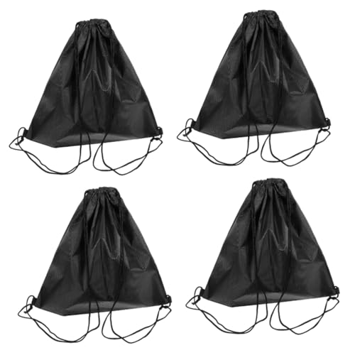 Happyyami 4pcs Motorcycle Bag Drawstring Pouch for Sports Gear Storage Durable Oxford Cloth Case for Basketball Football and Volleyball Convenient and Practical Design