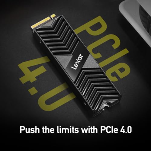 Image of Lexar Professional 1TB NM800 PRO with Heatsink M.2 2280 PCIe Gen4x4 NVMe SSD, Read Speeds Up to 7500MB /s, for Gamers and Creators (LNM800P001T-RN8NG)