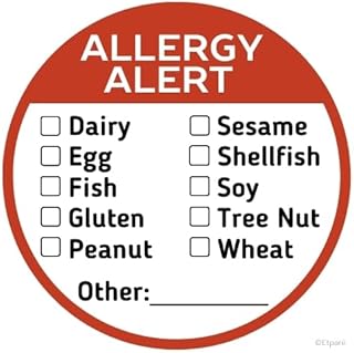 Allergy Stickers For Medical Charts Picks collage image 3