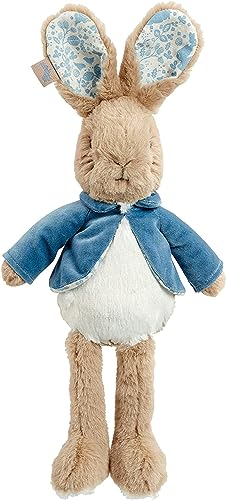 Peluche Peter Rabbit Signature par Rainbow Designs : doudou lapin deluxe pour bébé