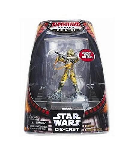 Star Wars Titanium Series Painted Figure - Bossk with Display Case
