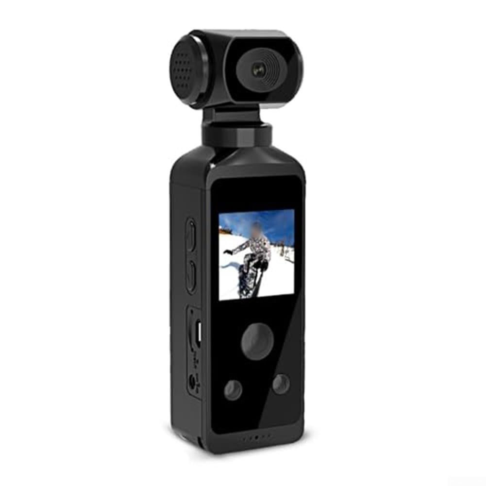 pour appareil photo portable 5k extérieur ABS robuste pivotant à 270° pour appareil photo manuel 5k (noir)