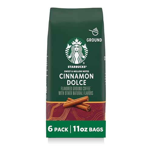 Starbucks Ground Coffee, Flavored Hot or Iced Coffee, Cinnamon Dolce,