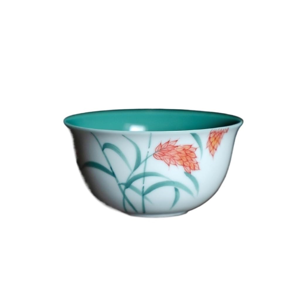 Matcha kubki ceramiczna filiżanka do herbaty ręcznie robiona chińska filiżanka do herbaty Kung Fu przenośna filiżanka do herbaty nadaje się do herbaty, kawy, herbaty sake, zaparzacz do herbaty