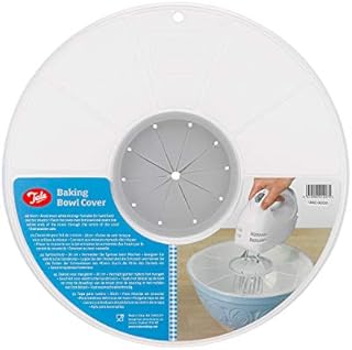 Tala Mixing Bowl Cover, Silicone, Protective Splatter Lid, Cooking Splash Guard, Ideal For Cooking and Baking, Fits 30cm Mixing Bowl, Dishwasher Safe, Kitchen Gadget, Off-white