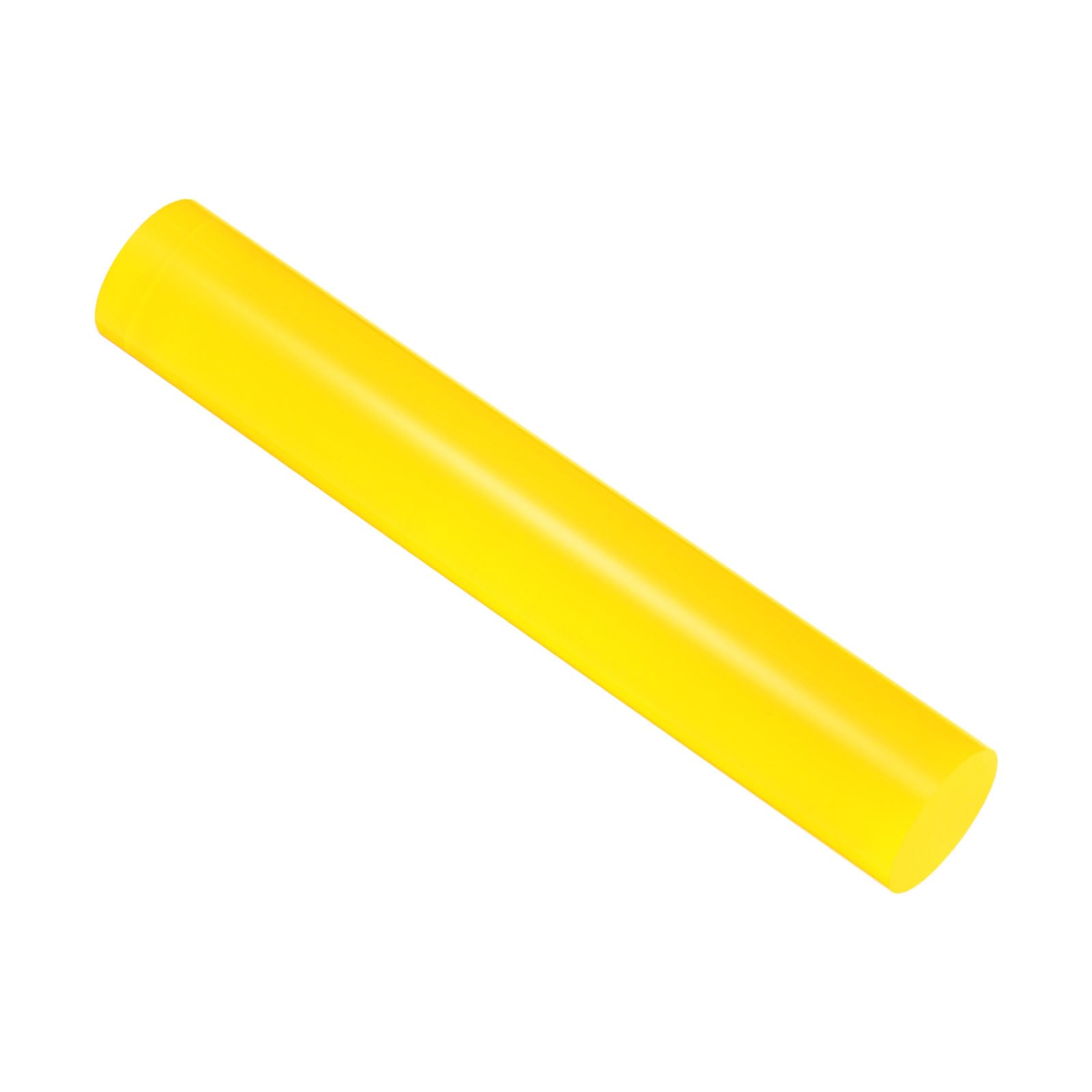 CoCud Acrylic Clay Roller, 6 Inch Length 1 Inch Dia., Acrylic Non-Stick Rolling Pin Roller Yellow