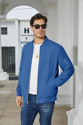 image for MAGCOMSEN Mens Fall Jacket Bomber Jackets Varsity Jacket Men Lightweig