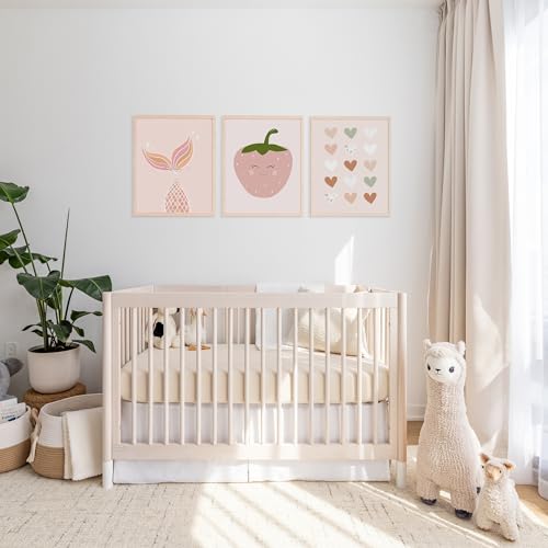 Image of Muslin Crib Sheets, 100% Organic Cotton, Breathable and Ultra-Soft, Standard Crib Sheet Mattress (28 inchx 52 inch) for Girls and Boys, Neutral Fitted Baby Crib Sheet (Wheat)