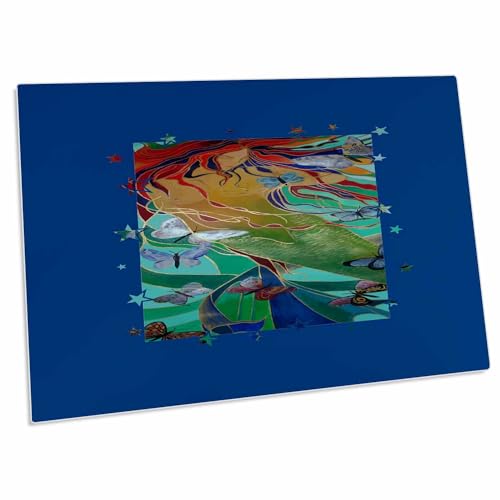 Alfombrilla 3dRose Mermaid Desk Pad 58x40cm miniatura 1
