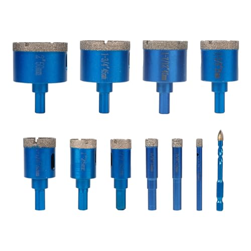 10 Pzas Brocas de Diamante para Taladro 6-50 mm miniatura 1