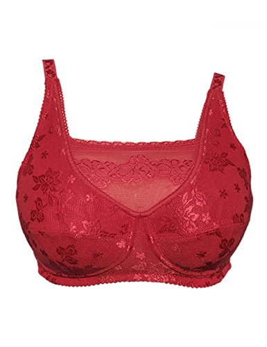 BIMEI - Soutien-gorge de tous les jours - Femme rouge Red 34C Cover