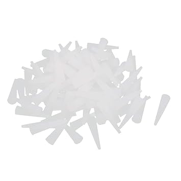 ELECTROPRIME Powder Coating Paint Silicone End Cap Tapered Stopper 6.3mmx2.3mm 102 Pcs