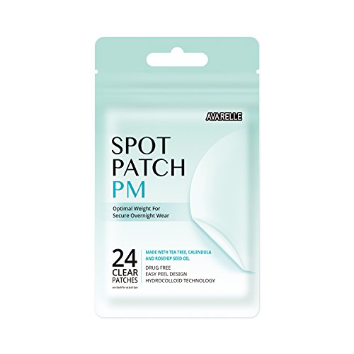 Acne Spot Patch PM Overnight Hydrocolloid With Essential Oils (24 Count)