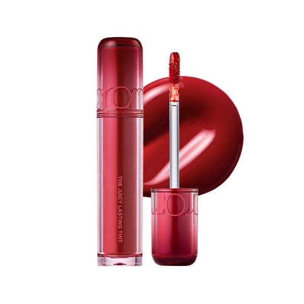 Image of rom&nd THE JUICY LASTING TINT 22 DOTORI BOMB | K-Beauty Candied Shine Lip Stain | Plumping, Hydrating, Non-Sticky Gloss for Fuller, Vibrant Lips